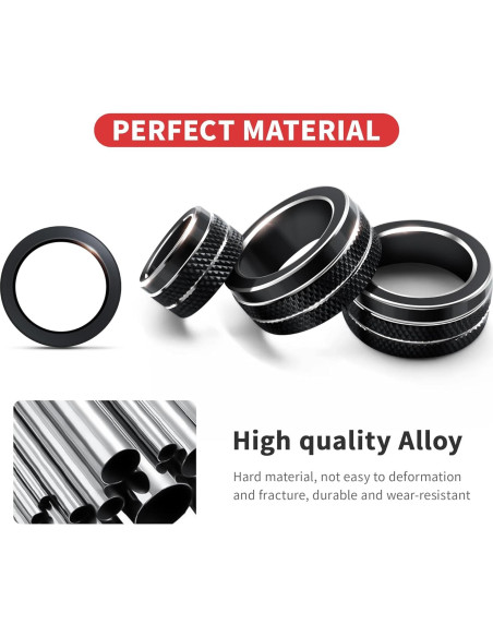 Cubierta de Perilla de Aluminio Polodunn para Toyota Corolla 2022-2025