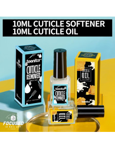 Kit de Cuidado de Cutículas Teenitor con Removedor y Aceite 20ml 2