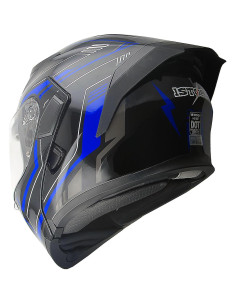 Casco Modular 1Storm HB89 Flecha Azul S 53-54 CM Doble Lente 2