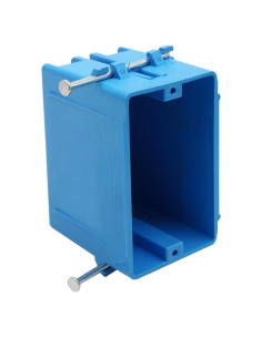 Caja de salida eléctrica XGGYA 1 gang azul 18 in ETL