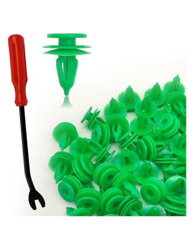 100 Clips de Retención 8mm TOPCNOEM para Chrysler y Dodge