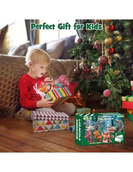 Juguete de Dinosaurio Desmontable Laradola con Taladro Eléctrico