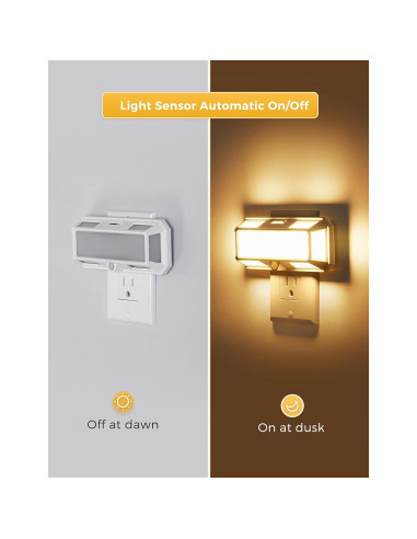 Luz Nocturna LED Regulable L LOHAS 2W 250LM Blanco Suave