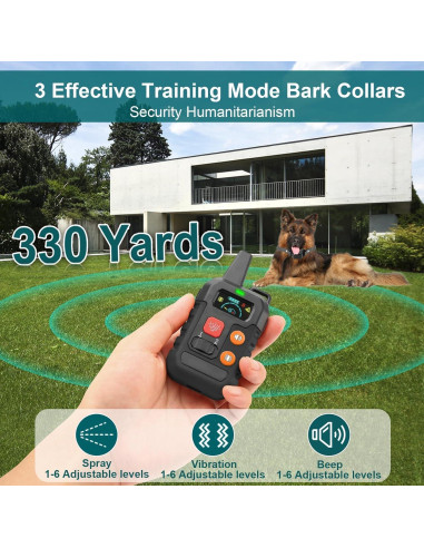 Collar de Entrenamiento de Citronela KDSZJDV T510 IPX7 para Perros