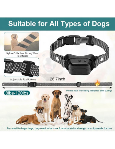 Collar de Entrenamiento de Citronela KDSZJDV T510 IPX7 para Perros