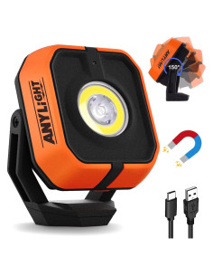 Luz de Trabajo LED Anylight 1200LM Recargable Magnética IP65