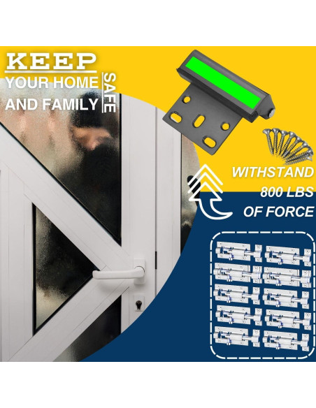 Cerradura de Seguridad Byssens para Puertas Inversas 7.62 cm