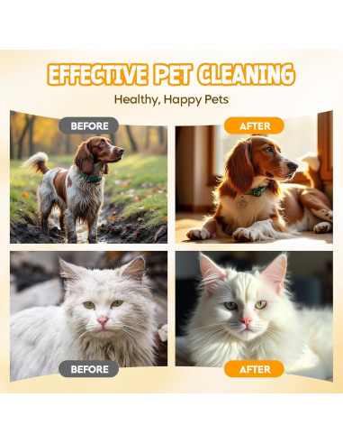 Toallitas para Mascotas NEENCE con Guantes Extra Gruesos 330g