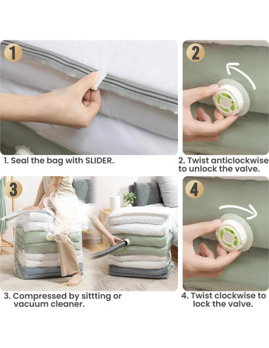 Bolsas de Almacenamiento al Vacío TAILI Jumbo 4 Pcs 101.6x71.1 cm