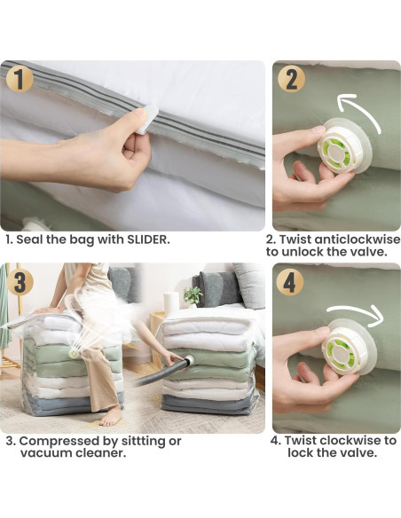 Bolsas de Almacenamiento al Vacío TAILI Jumbo 4 Pcs 101.6x71.1 cm