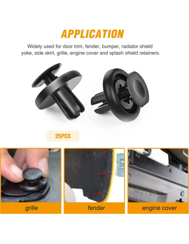 Kit de Clips de Retención GOOACC 83 Piezas para Honda y Toyota