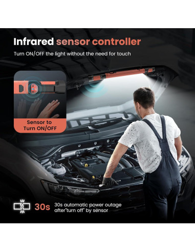 Luz de Trabajo LED ETOOLAB 3000LM Recargable Magnética