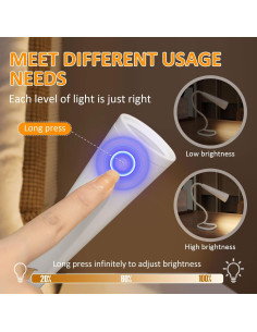 Luz de Lectura LED Cheerio C13-Light Recargable USB 1200mAh 2