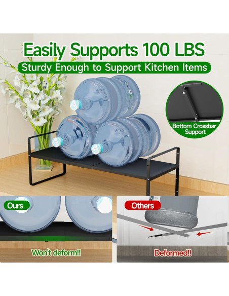 Estante Organizador Expandible LOCVCDA para Cocina 41.91-68.58 cm