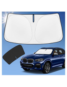 Sombra Solar ZOIBV para BMW X3 2018-2024, 4 Capas UV