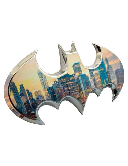 Emblema de Auto Fan Emblems Batman Batwing 3D Cromo 9.5x4.6cm