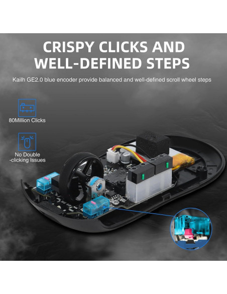 Ratón Gaming Inalámbrico A.JAZZ AJ139 G Pro 59g 26000DPI