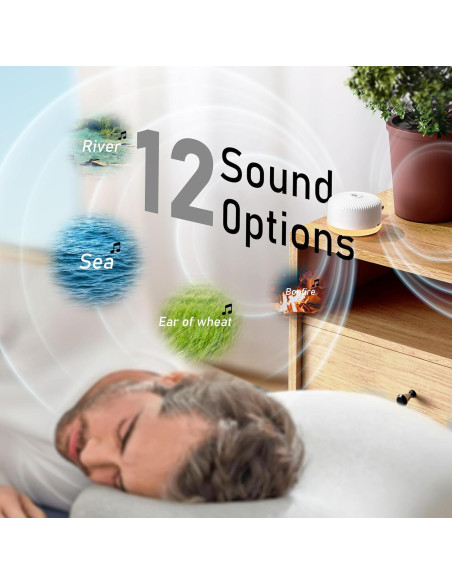 Máquina de Sonido Blanco XSUTIC LZD-B1 Recargable con Luz