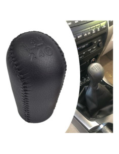 Perilla de Cambio de Cuero Hacreyatu para Toyota Hilux y Fortuner