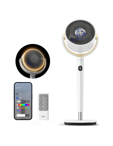 Ventilador de Pedestal Dreo DR-HPF008S Blanco 9 Velocidades 20dB