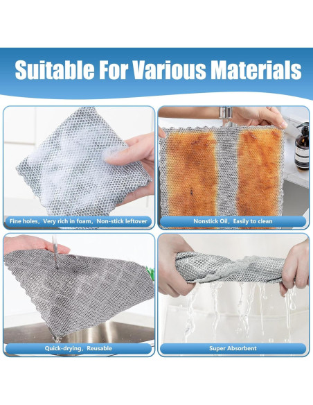 Paños de Limpieza Doble Cara Veluvonas 3pcs 25x25cm