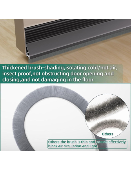 Barrera de Corrientes de Aire Vannesse para Puerta 99 cm