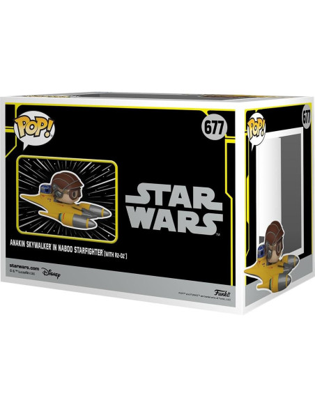 Funko POP! Ride Deluxe Anakin Skywalker en Naboo Starfighter