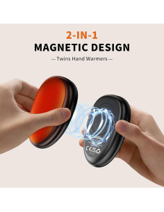 Calentador de Manos Recargable coldSky ZY-A1 3 Niveles Calor 2