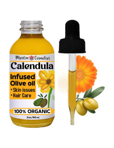 Aceite de Caléndula Orgánico 60ml - Cosméticos Musulmanes