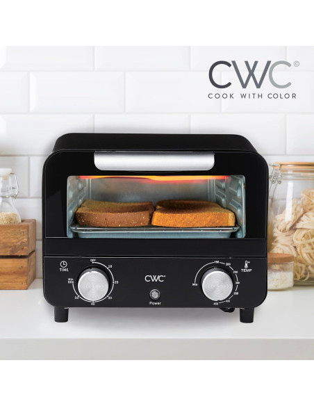 Horno de Tostadas COOK WITH COLOR WMT07 600W Negro