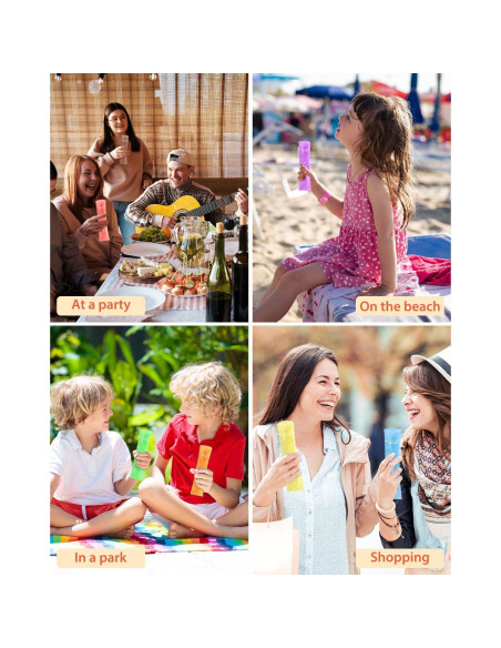 150 Bolsas Desechables para Paletas de Hielo Grvntot 20.32x5.08 cm