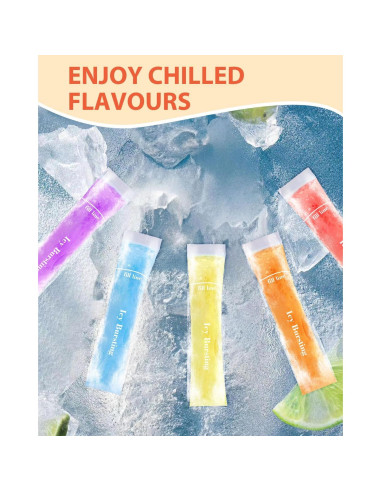 150 Bolsas Desechables para Paletas de Hielo Grvntot 20.32x5.08 cm