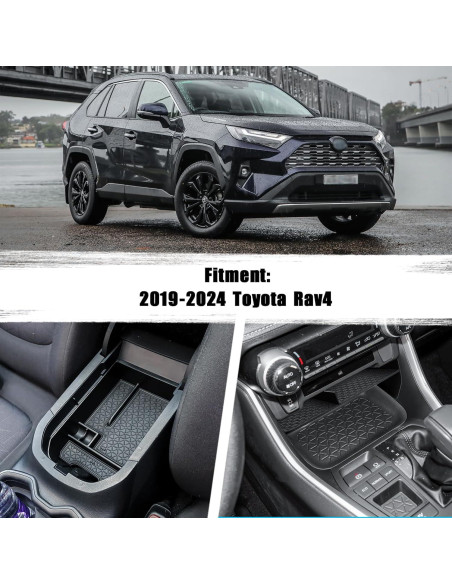 Bandeja y Caja Organizadora Neepiar para Toyota RAV4 2019-2025 Bandeja y Caja Organizadora Neepiar para Toyota RAV4 2019-2025