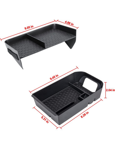 Bandeja y Caja Organizadora Neepiar para Toyota RAV4 2019-2025