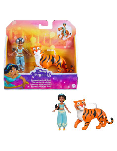Muñeca Princesa Jasmine y Tigre Rajah Mattel 11.4 cm
