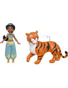 Muñeca Princesa Jasmine y Tigre Rajah Mattel 11.4 cm 2