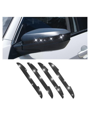 4 Protectores de Manija de Puerta BLAU GRUN Negro Universal