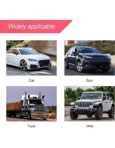 4 Protectores de Manija de Puerta BLAU GRUN Negro Universal