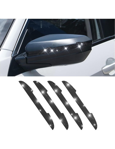 4 Protectores de Manija de Puerta BLAU GRUN Negro Universal