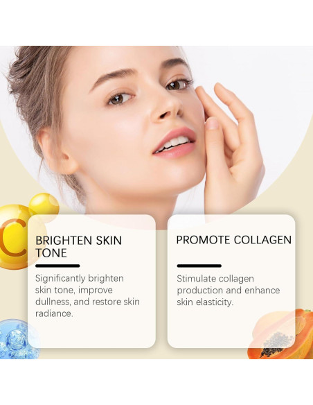 Tónico Facial Hidratante Vitamina C Aultink 130ml 5 en 1