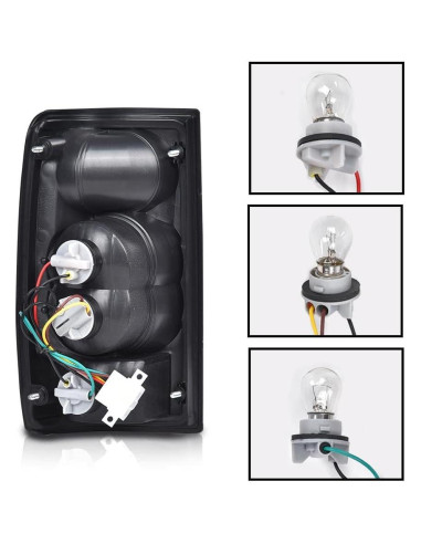 Luz de freno trasera CROSSDESIGN para Toyota Hilux 1989-1995