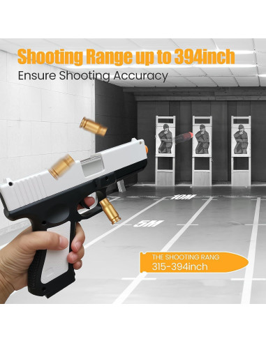 Pistola de Juguete Zanktony con Balas Blandas y Expulsión Automática