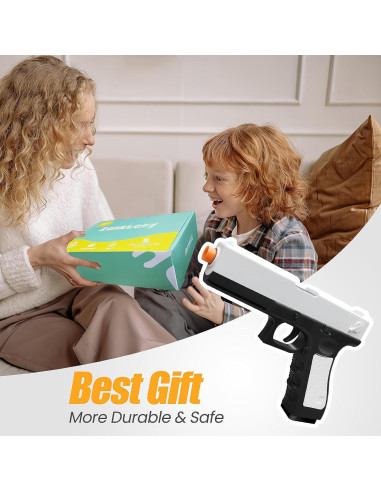 Pistola de Juguete Zanktony con Balas Blandas y Expulsión Automática
