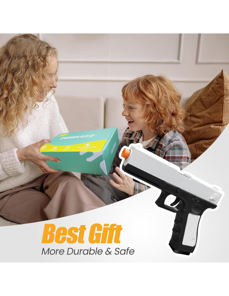Pistola de Juguete Zanktony con Balas Blandas y Expulsión Automática