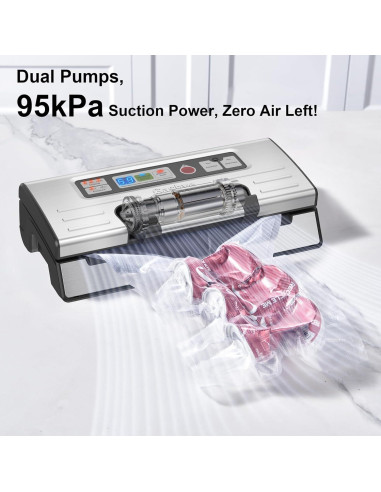 Máquina Selladora al Vacío Gasbye VS5166 Doble Sellado 95kPa