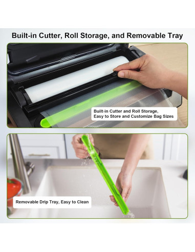 Máquina Selladora al Vacío Gasbye VS5166 Doble Sellado 95kPa