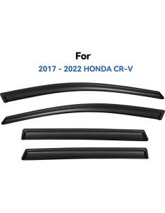 Viseras de Ventana YQAUTEC para Honda CR-V 2017-2022, 4 Piezas 2
