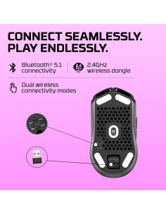 HyperX Pulsefire Haste 2 Mini - Ratón Gaming Inalámbrico 59g 2