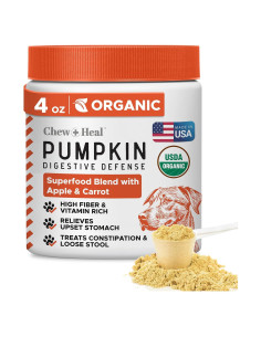 Polvo de Calabaza Orgánica Chew + Heal 113.4 g - Suplemento Digestivo