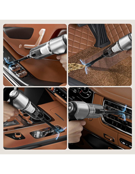 Aspiradora Portátil de Mano Giftalk ST-6645 12000PA Plata